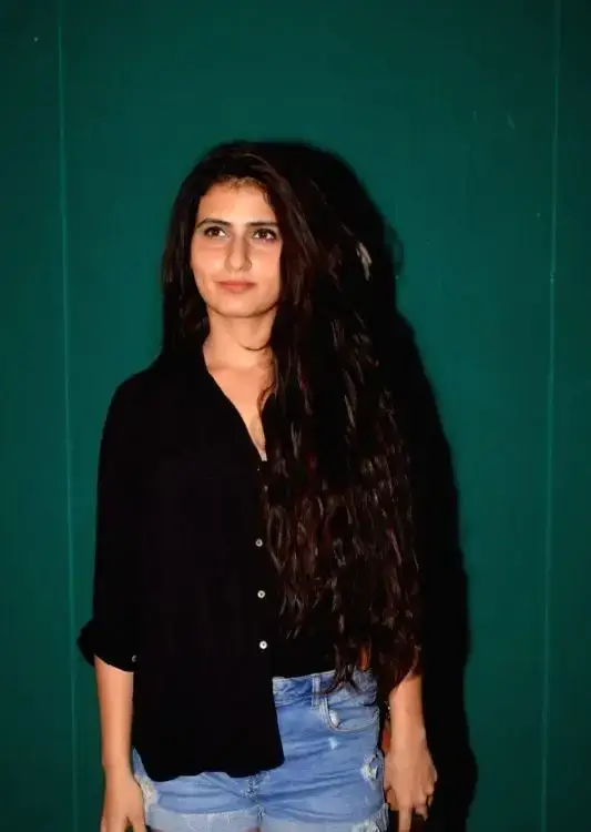 Indian Actress Fatima Sana Shaikh Long Hair Legs Show